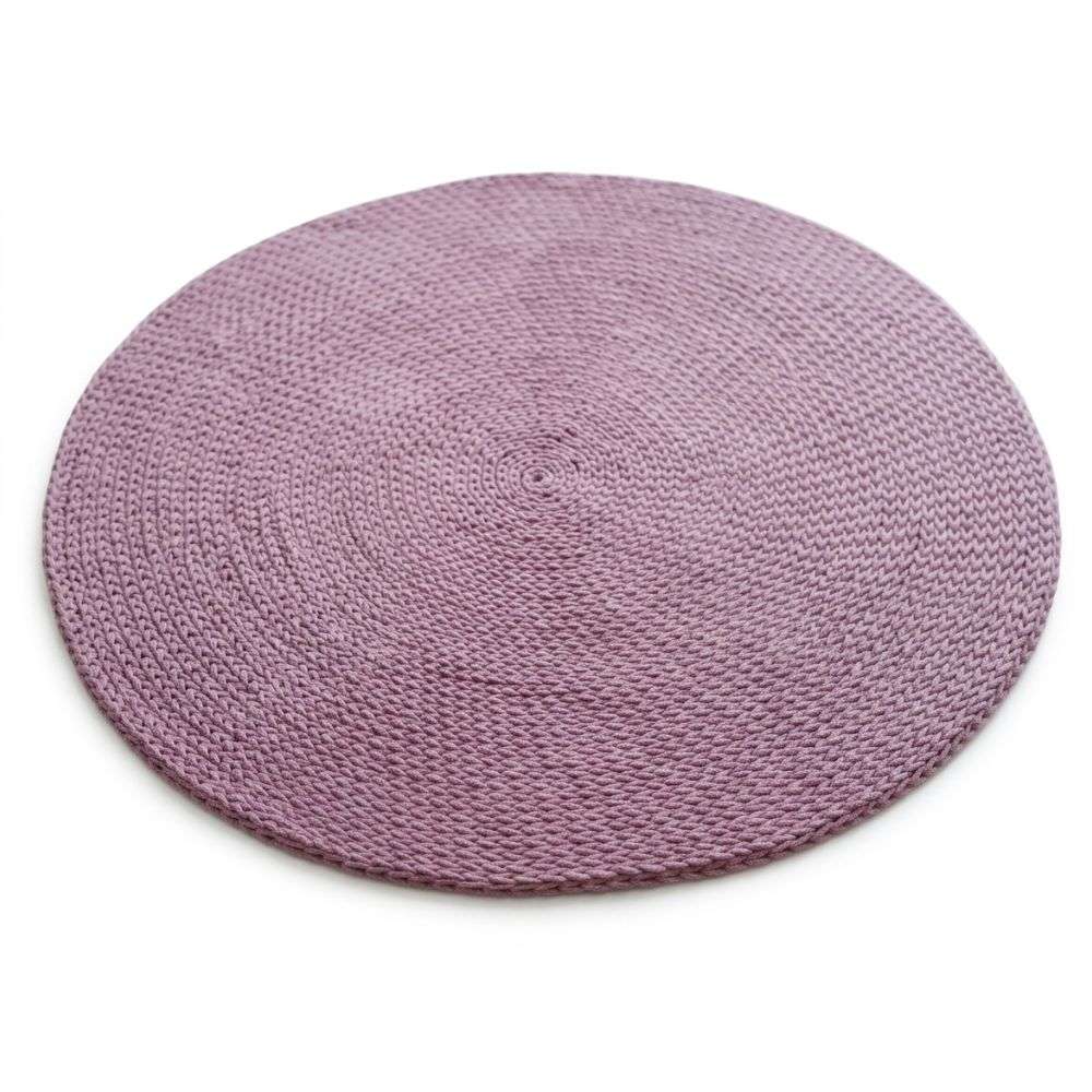 Runder waschbarer Teppich SUNSET – aus Baumwolle, in 40 Farben erhältlich