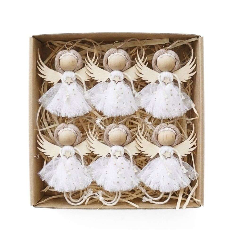 Weihnachtsschmuck Engelchen Set (6Stk)